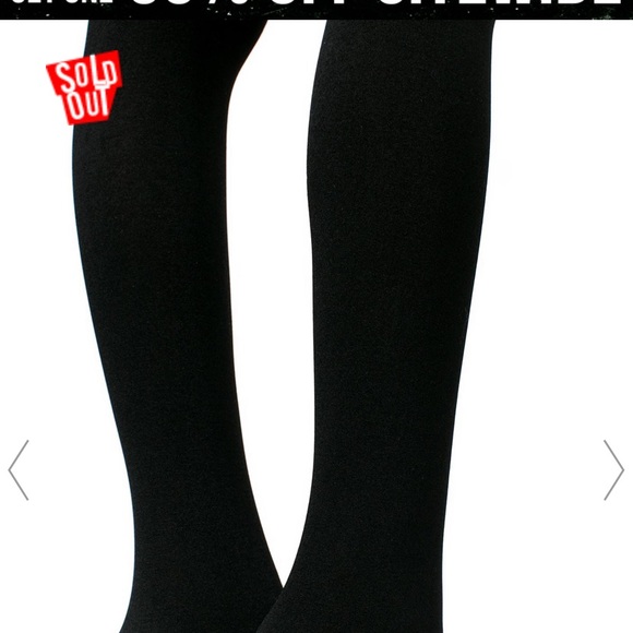 Lemon Drop Black Waisted full tight Boots - Picture 3 of 4